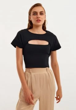 OXXO Donna T-shirt Basic - Black