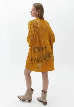 OXXO Donna MIT HÄKEL OPTIK - Cardigan - Mineral Yellow -Negozio al dettaglio Oxxo d8329d8f5f3a4cc58bcce831029e63f9