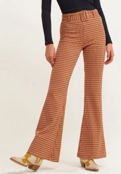 OXXO Donna MIT RETRO MUSTERUNG - Pantaloni - Geo Comb