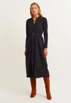 OXXO Donna MIT MODISCHEM GÜRTEL DETAIL - Vestito Estivo - Black