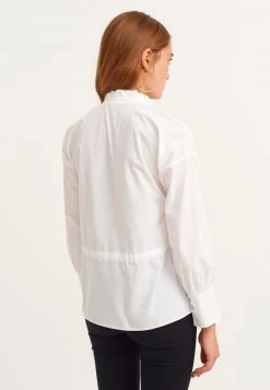 OXXO Donna MIT VOLANT DETAILS - Camicetta - White -Negozio al dettaglio Oxxo da1d030be0a14c618d5e1b6c7ebb4145