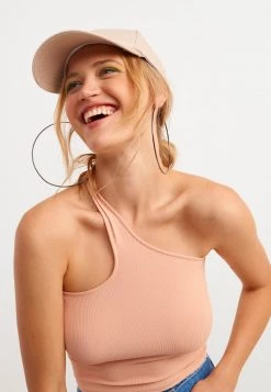 OXXO Donna MIT GERIPPTER OPTIK - Top - Dry Pink -Negozio al dettaglio Oxxo da3829ea6a68443197538d0ed9369813