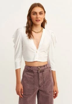 OXXO Donna Cardigan - Ice Milk