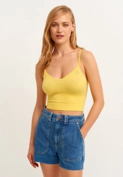 OXXO Donna Top - Chick Yellow
