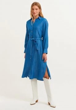 OXXO Donna Vestito Di Jeans - Dark Denim