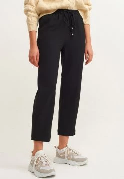 OXXO Donna MIT BINDEDETAIL - Pantaloni - Black