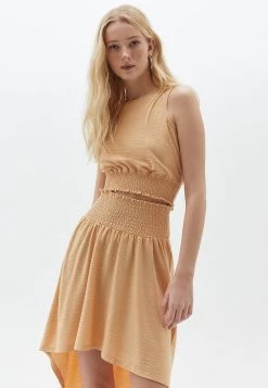 OXXO Donna MIT BREITEM GERAFFTEN BUND - Camicetta - Sheepskin