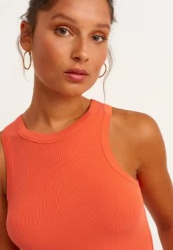 OXXO Donna ELASTISCHES MIT FEINER RIPPENSTRUKTUR - Top - Coral -Negozio al dettaglio Oxxo e21cd6e91fbe4c1e8bac27471ec2062a