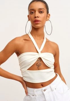 OXXO Donna MIT CUT OUT DETAIL - Top - Ice Milk -Negozio al dettaglio Oxxo e3e3c1d6fcb548ce96ad47f55567feb4