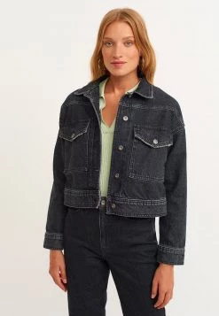 OXXO Donna Giacca Di Jeans - Black Denim