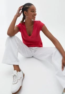 OXXO Donna T-shirt Basic - Rasberry -Negozio al dettaglio Oxxo e4201e4504864cbcb3e8238ea4dc865a