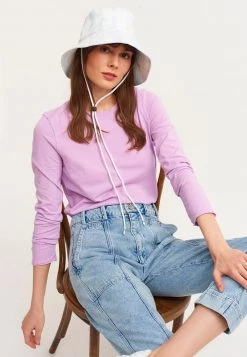 OXXO Donna Maglietta A Manica Lunga - Deep Lilac 9 OXXO Donna Maglietta A Manica Lunga - Deep Lilac -Negozio al dettaglio Oxxo e4c633ada55843698f6028e194f32678