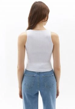 OXXO Donna MIT V-AUSSCHNITT - Top - White -Negozio al dettaglio Oxxo e4eb0393a7d34da8a6b6c1fbbe9c1ab6