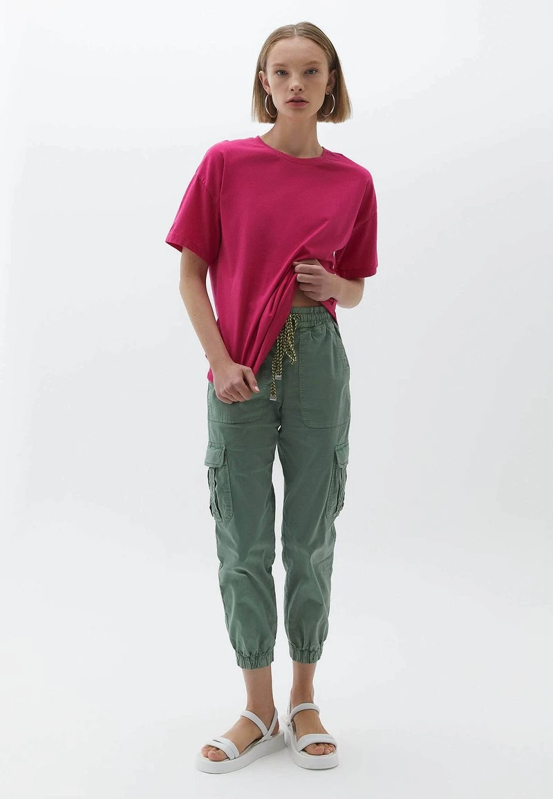OXXO Donna OVERSIZED - T-shirt Basic - Pink Yarrow 4 OXXO Donna OVERSIZED - T-shirt Basic - Pink Yarrow - immagine 2