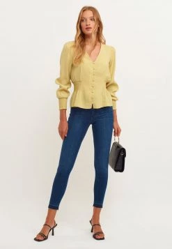 OXXO Donna SKINNY JEANSMIT - Jeans A Sigaretta - Dark Denim