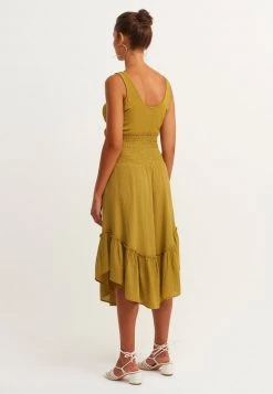 OXXO Donna MODISCHEM VOLANT - Gonna A Campana - Asparagus -Negozio al dettaglio Oxxo e7034504f9f94cc3bbc16f39255ef9f9