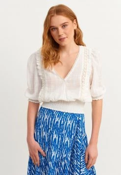 OXXO Donna Camicetta - White 9 OXXO Donna Camicetta - White -Negozio al dettaglio Oxxo e755df22bf5648b8b55630703a5b32e4