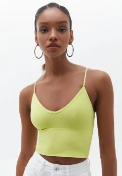 OXXO Donna SCHMALEN TRÄGERN - Top - Yellow Plum