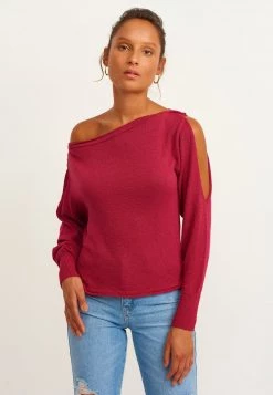 OXXO Donna MIT CUT OUT DETAIL - Maglione - Pink Star