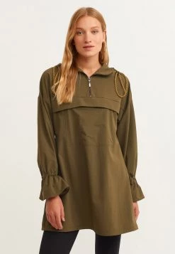 OXXO Donna Cappotto Invernale - Henna Green