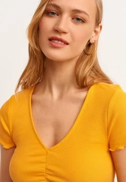 OXXO Donna T-shirt Basic - Ocher -Negozio al dettaglio Oxxo e963b8da119e498895b41a466828aba6