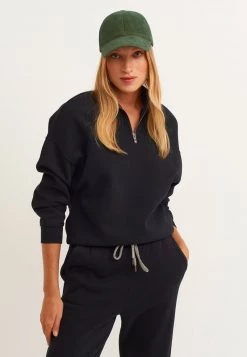 OXXO Donna MIT MODISCHEM REISVERSCHLUSS - Felpa - Black -Negozio al dettaglio Oxxo e9722092c8ec49558f0390798c99096d