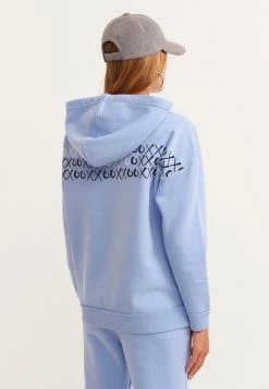 OXXO Donna Felpa Con Cappuccio - Blue Heron -Negozio al dettaglio Oxxo ee1c6476b53e4da6aa464108ed3883bd