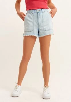OXXO Donna Shorts Di Jeans - Light Denim