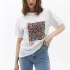 OXXO Donna T-shirt Con Stampa - White