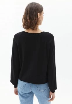 OXXO Donna DÜNNER MIT ENGEN ARMELBÜNDCHEN - Maglione - Black -Negozio al dettaglio Oxxo f0387632d0c34472b6fc039fb159cdbd