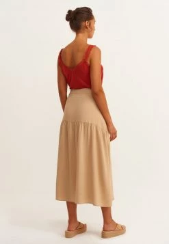 OXXO Donna Gonna A Campana - Pecan 8 OXXO Donna Gonna A Campana - Pecan -Negozio al dettaglio Oxxo f052ba7622d84c9a80cc870e62ee264b