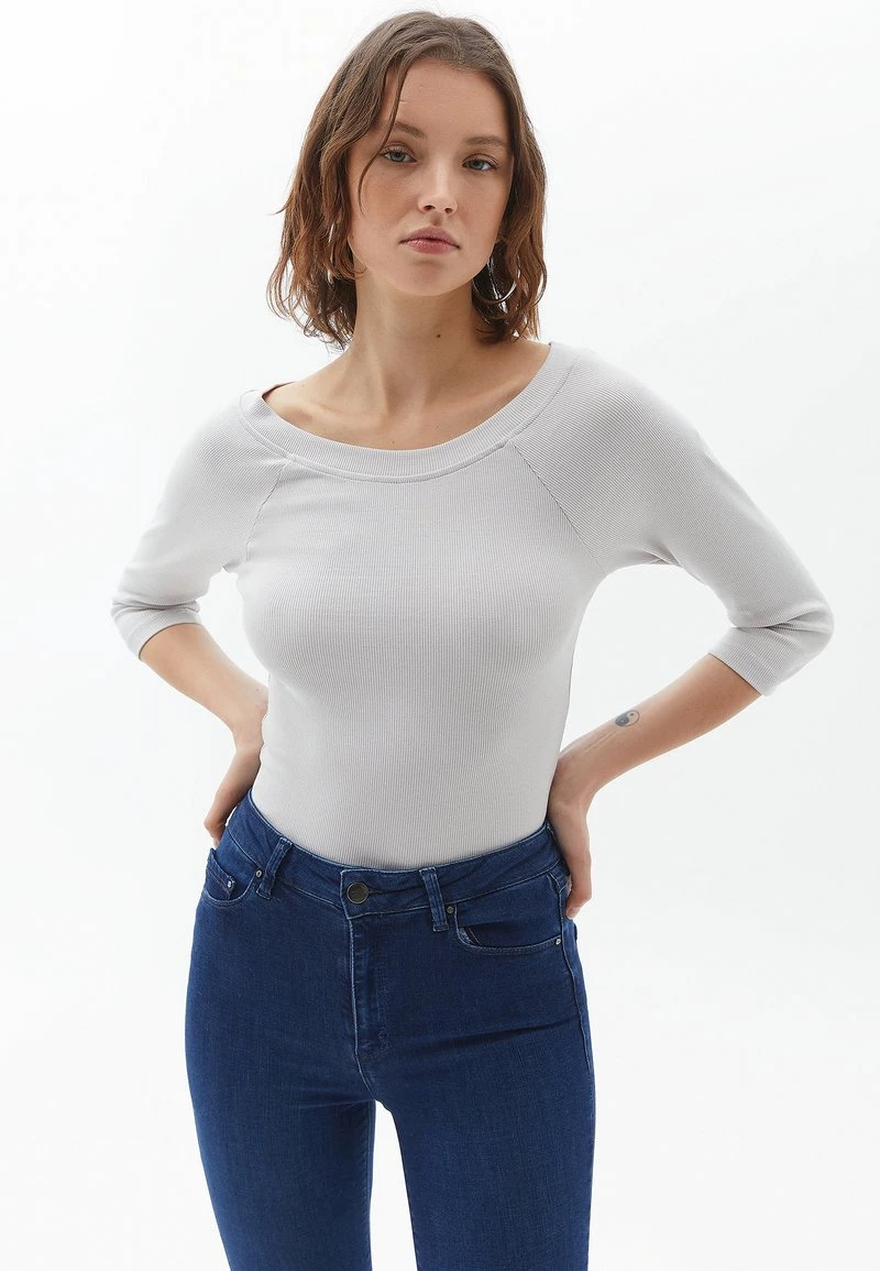 OXXO Donna 3/4 ARMELN - Maglietta A Manica Lunga - Gray Violet 3 OXXO Donna 3/4 ARMELN - Maglietta A Manica Lunga - Gray Violet