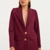 OXXO Donna MIT BOYFRIEND CUT - Cappotto Corto - Eggplant -Negozio al dettaglio Oxxo f0f51316c85949a7bed8fa9cc76379d6