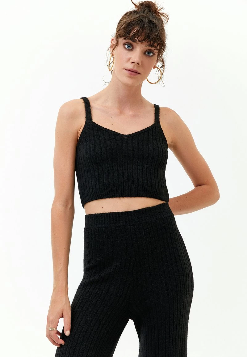 OXXO Donna MIT STRICKOPTIK - Top - Black 3 OXXO Donna MIT STRICKOPTIK - Top - Black