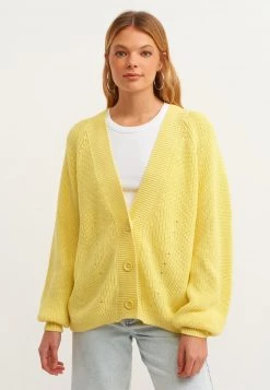 OXXO Donna Cardigan - Yellow Iris