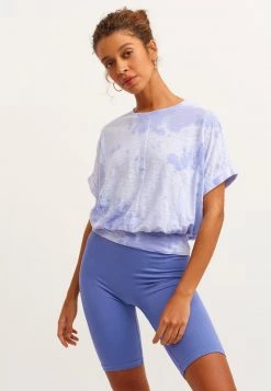 OXXO Donna T-shirt Con Stampa - Light Wash