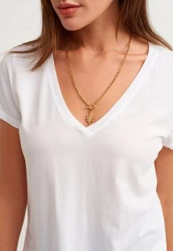 OXXO Donna MIT V-AUSSCHNITT - T-shirt Basic - White -Negozio al dettaglio Oxxo f6b7c47edf9144ec85c7031983a025a7