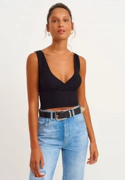 OXXO Donna MIT WICKELOPTIK - Top - Black -Negozio al dettaglio Oxxo f763144d78df42919351477bb6519985