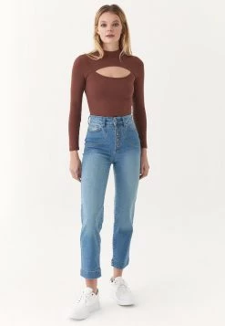 OXXO Donna HOHER TAILLE - Jeans Bootcut - Tint Denim -Negozio al dettaglio Oxxo f8043de850304875ae4893899daef2dd