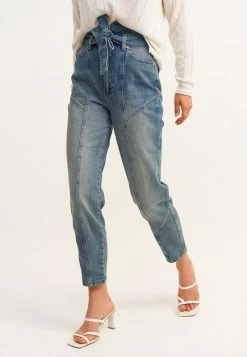 OXXO Donna Jeans Baggy - Blue Denim