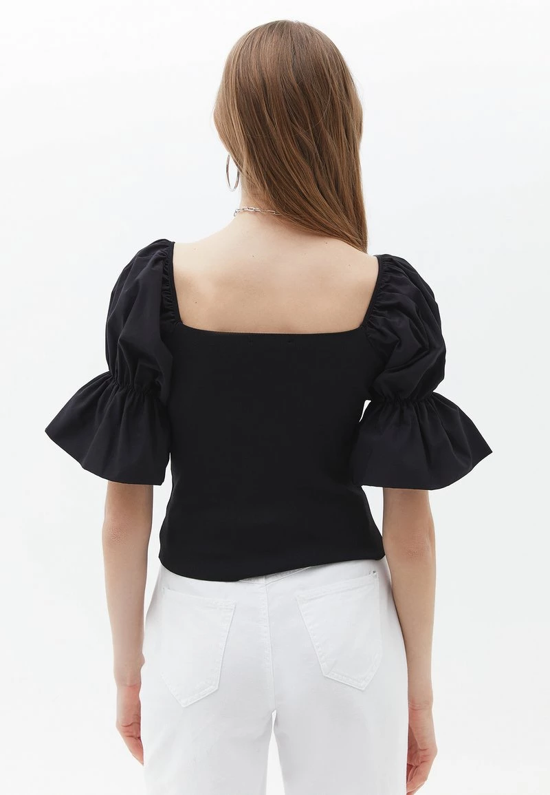 OXXO Donna MIT BALLONÄRMELN - Camicetta - Black 5 OXXO Donna MIT BALLONÄRMELN - Camicetta - Black - immagine 3