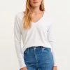 OXXO Donna LANGARM - Maglietta A Manica Lunga - White