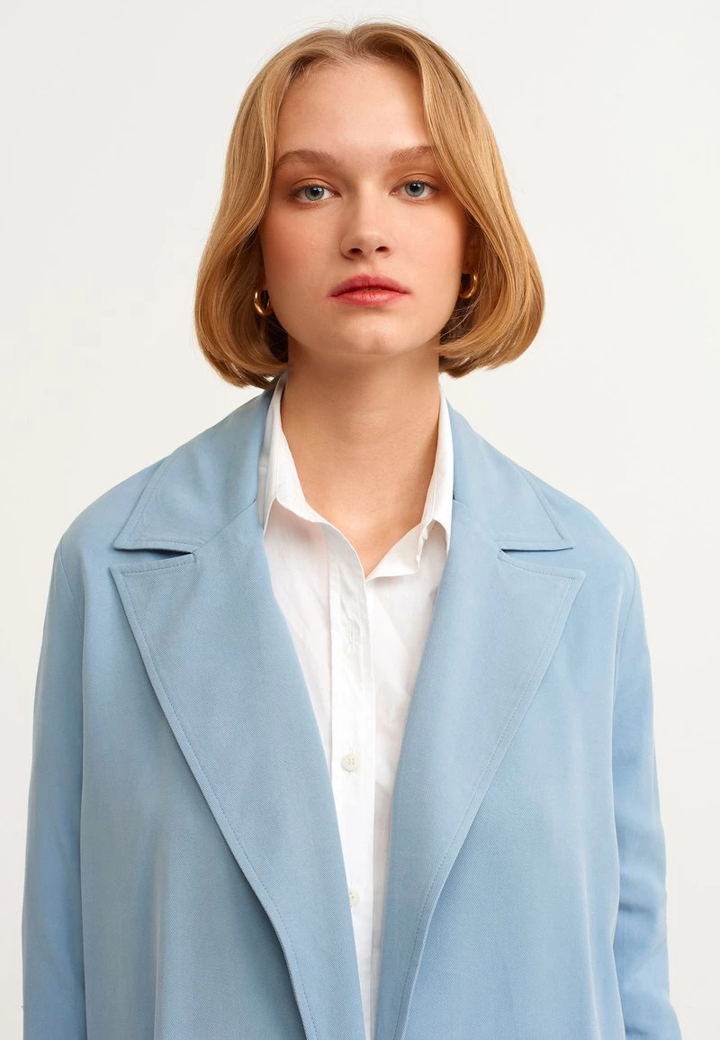 OXXO Donna Cappotto Classico - Ashley Blue 5 OXXO Donna Cappotto Classico - Ashley Blue - immagine 3