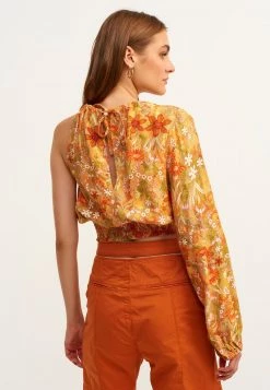 OXXO Donna MIT BLUMENMUSTER - Camicetta - Orange -Negozio al dettaglio Oxxo ff347e833c2b4c3abe8511d410b7a651