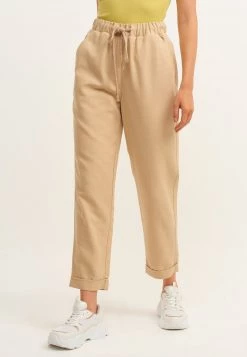 OXXO Donna MIT WEITER BEINFORM - Pantaloni - Pecan