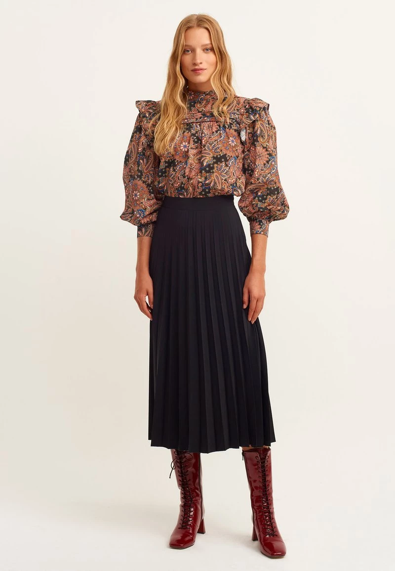 OXXO Donna Gonna A Pieghe - Black 4 OXXO Donna Gonna A Pieghe - Black - immagine 2