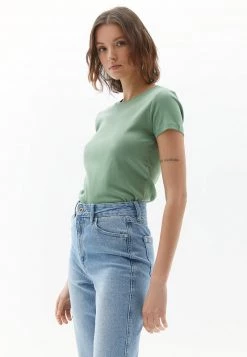 OXXO Donna T-shirt Basic - Loden Forest